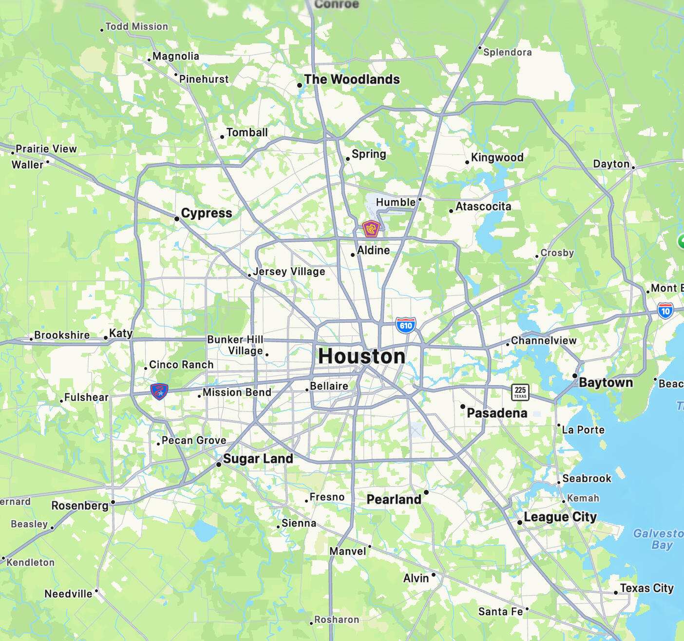 Service Areas Houston Texas